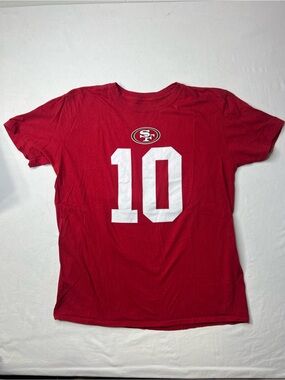San Francisco 49ers Jimmy Garoppolo red Fanatics cotton t-shirt
